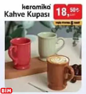 KERAMİKA KAHVE KUPASI